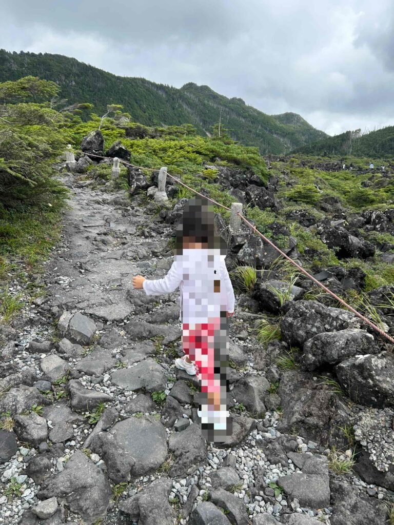 ずんずん歩く子ども